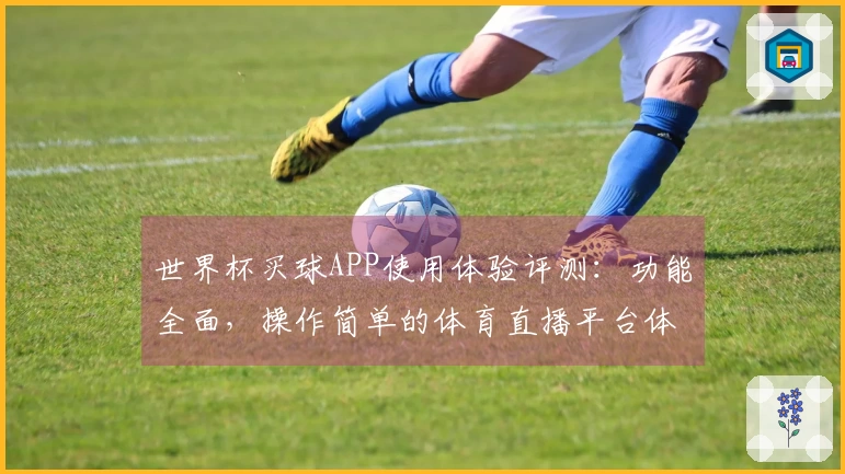 世界杯买球APP使用体验评测：功能全面，操作简单的体育直播平台体验分享